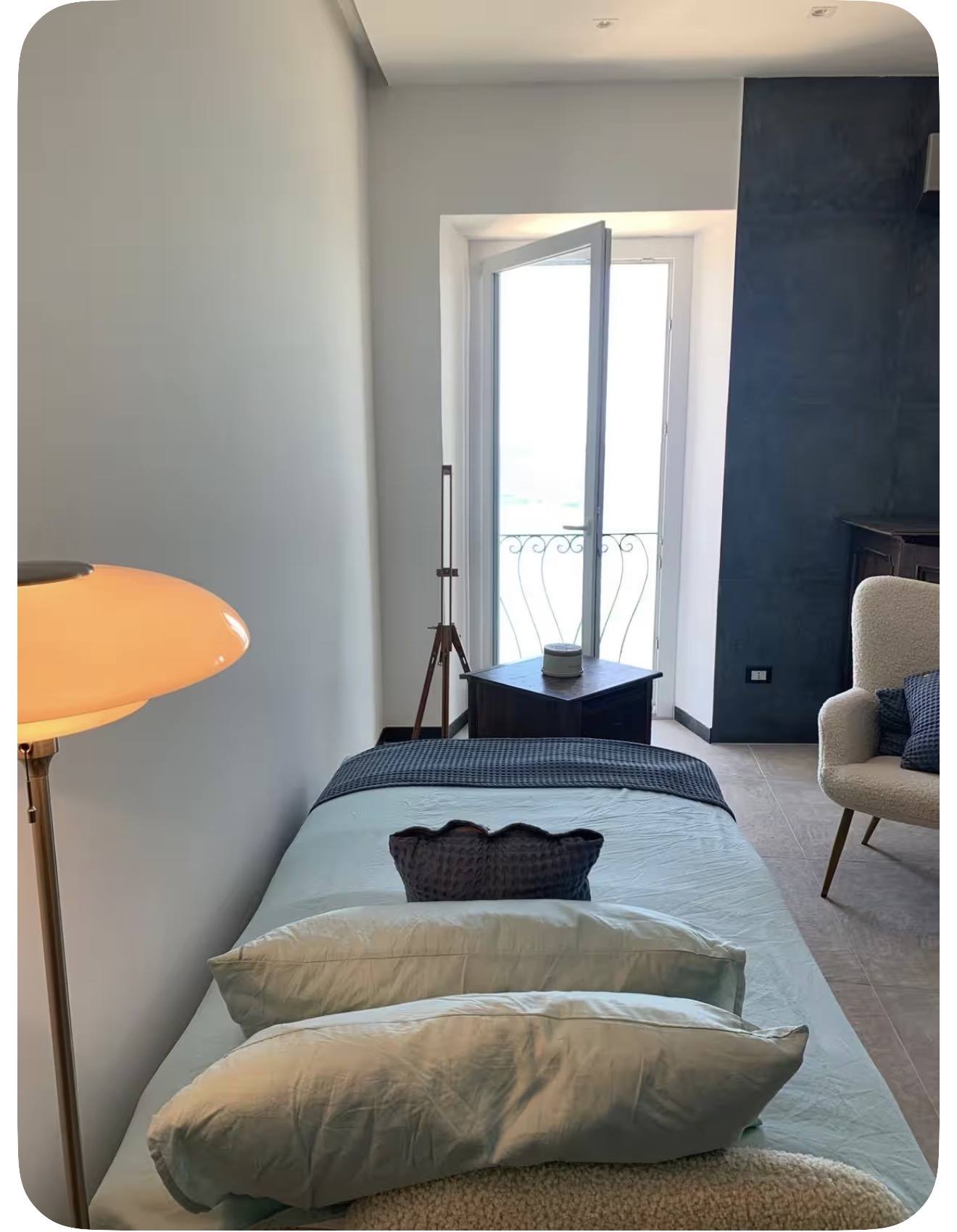 Salotto con vista mare, Hygge Waves Bogliasco